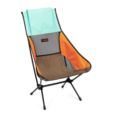 Helinox Camping Chair Two (high backrest supports back, neck and shoulders) mint green/multiblock